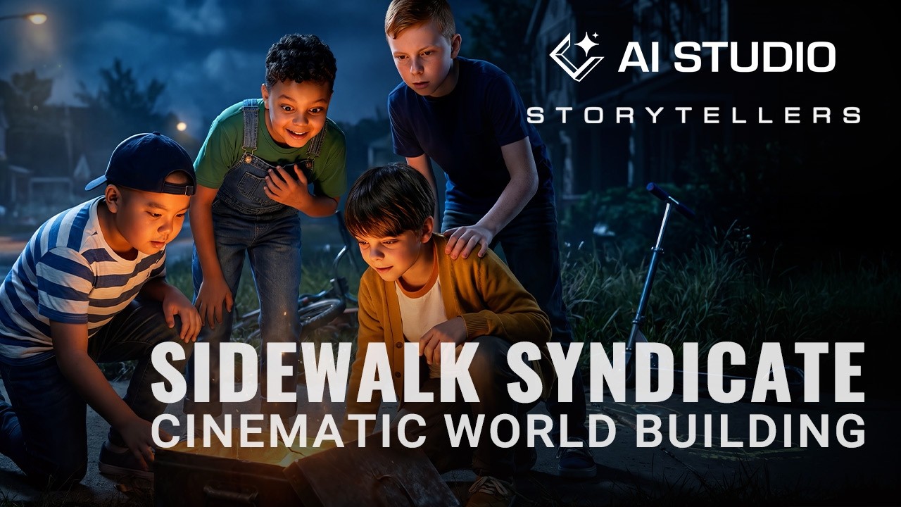AI Studio Storytellers consistent cinematic universe feature